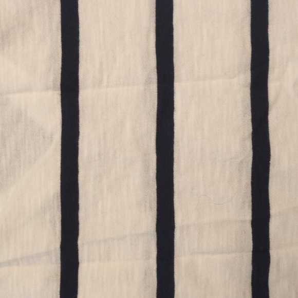 Madewell Whisper Soft cotton navy and white striped pocket tank size me… - Picture 4 of 5